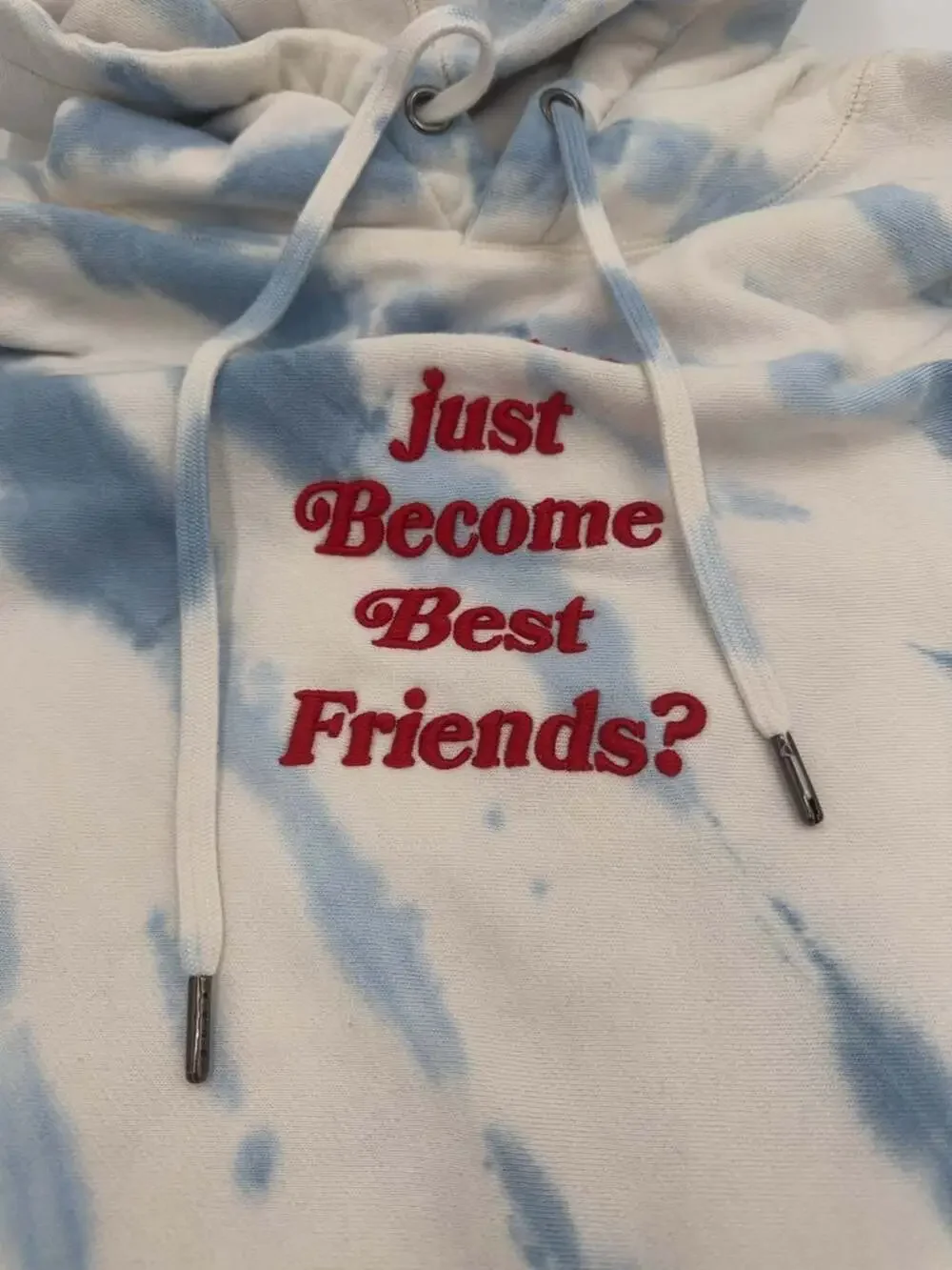 Shoe Palace x Step Brothers Hoodie Tie Dye Best Friends Pullover Size XL Mens - Picture 3 of 6